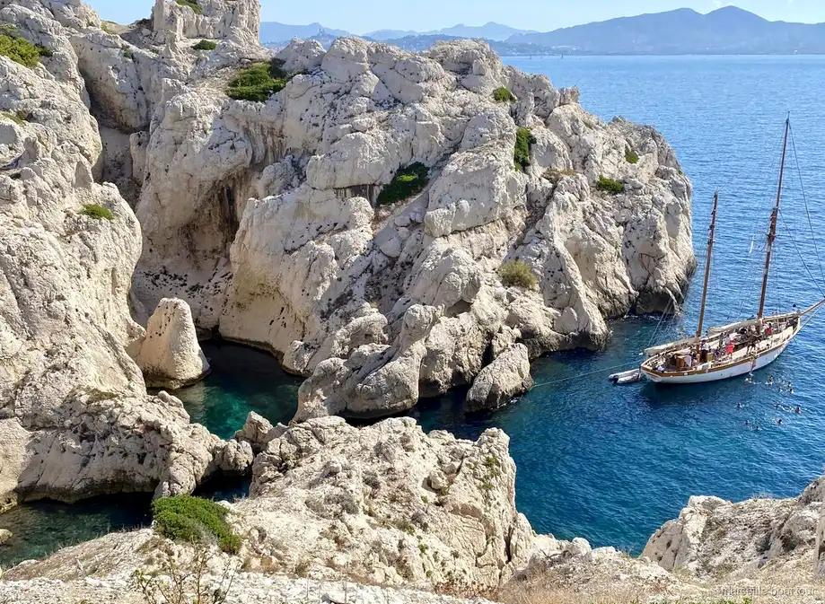 Buffet vom Bordkoch auf der Marseille Calanques Segeltour