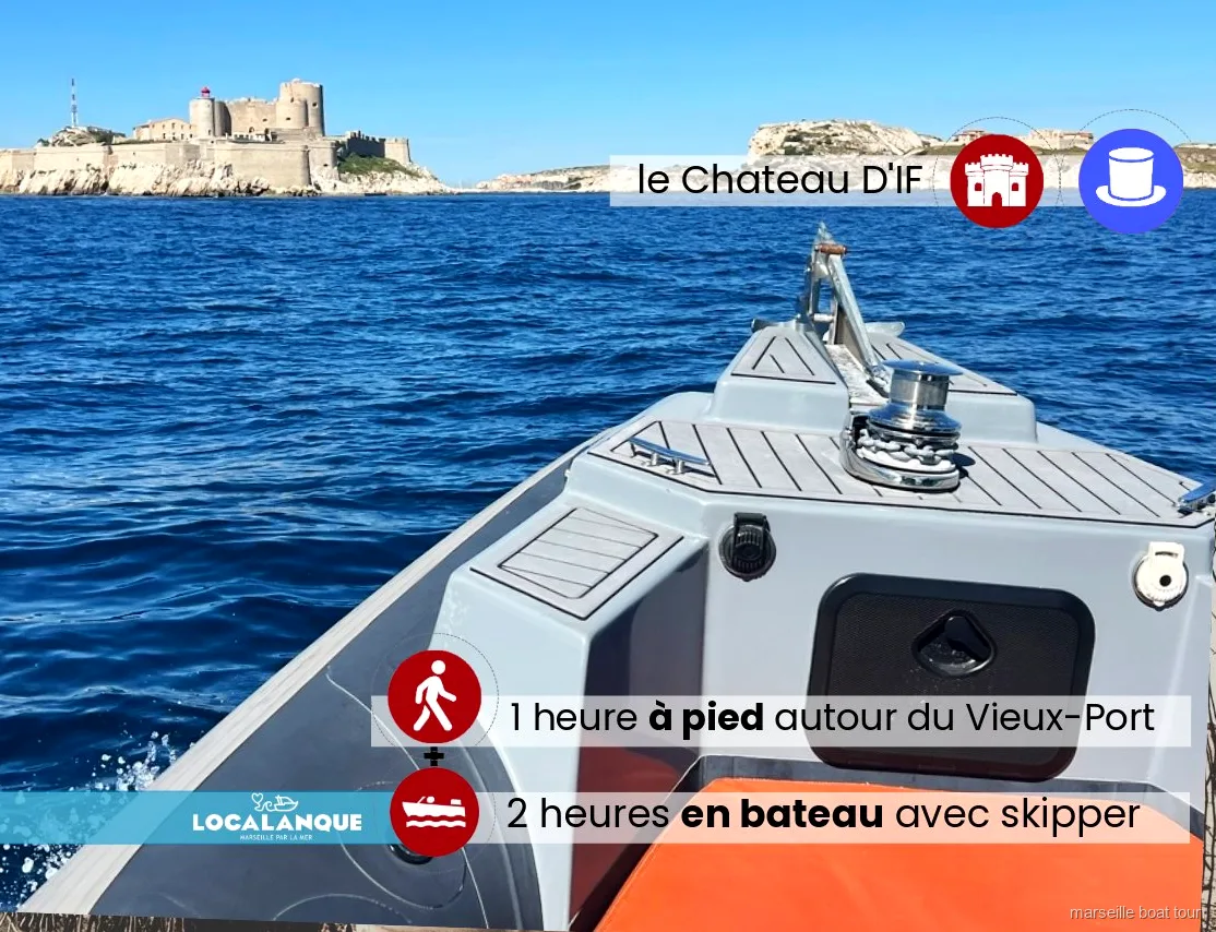 Inside Chateau d'If on the Marseille Count of Monte Cristo boat tour
